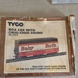 Vintage Tyco Box Car with Chug-Chug Sound